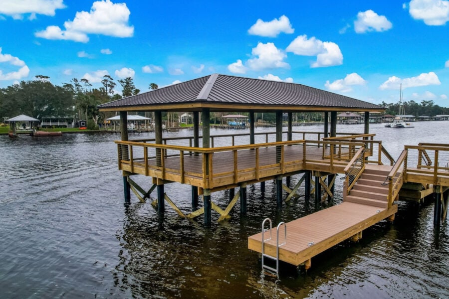 river landing at twenty mile nocatee, boat fishing dock
