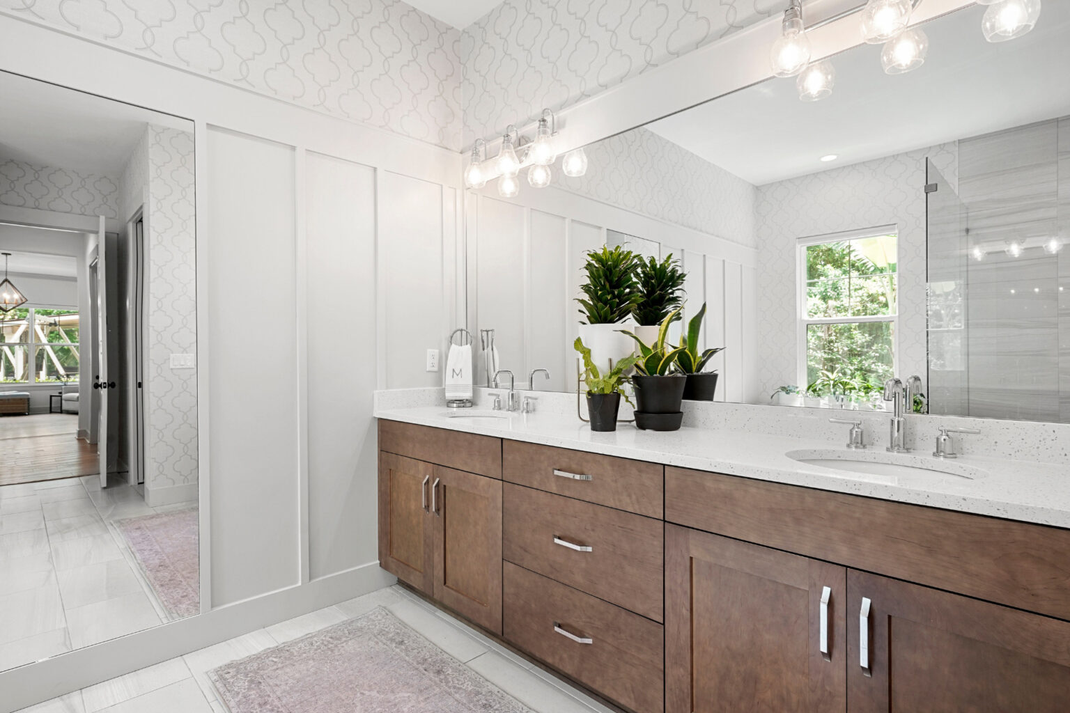 Home renovation terminology, custom design bathroom vanity