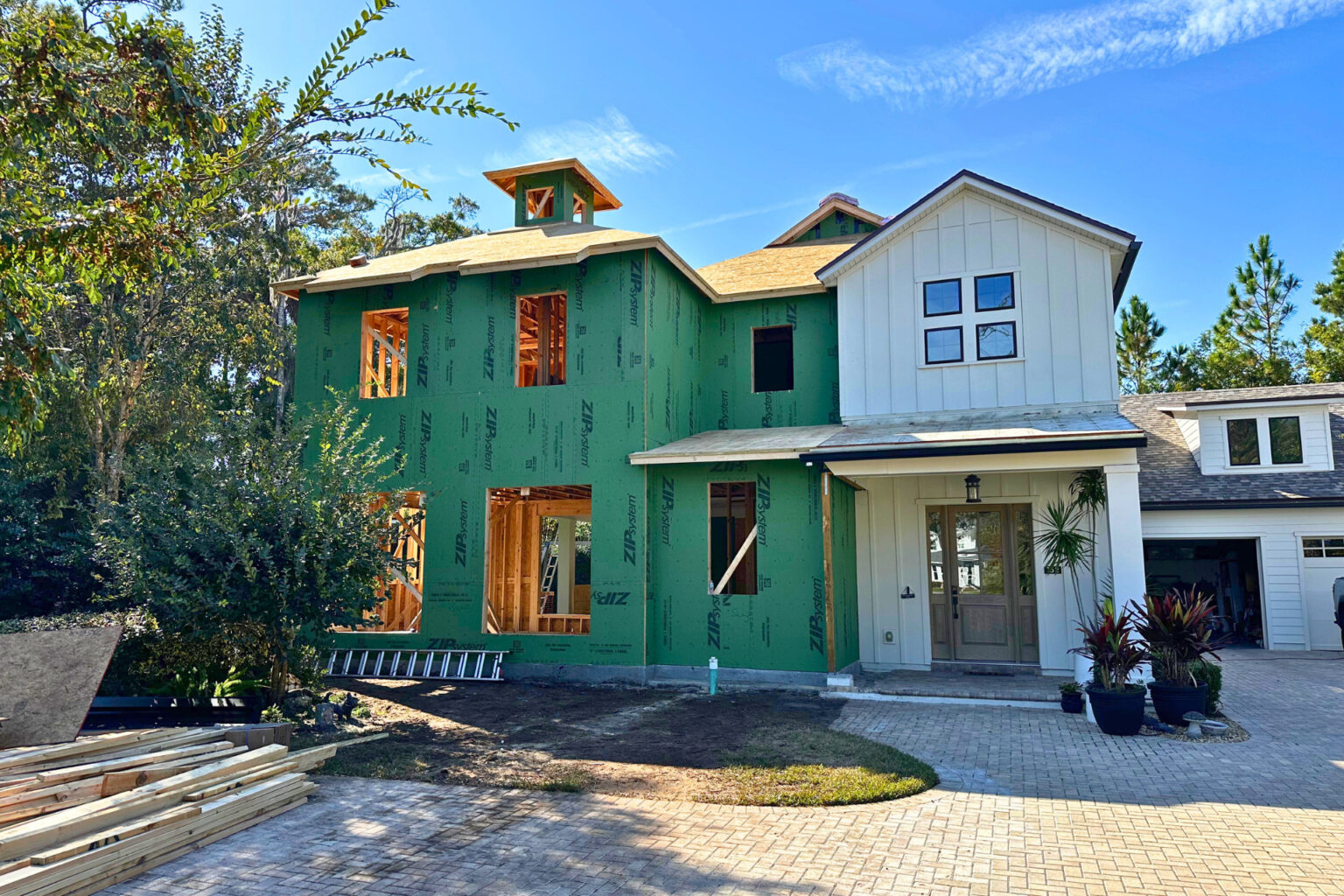 how to match new addition with existing home style, Merrill home addition exterior
