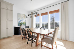 John Merrill Homes custom design-build dining room